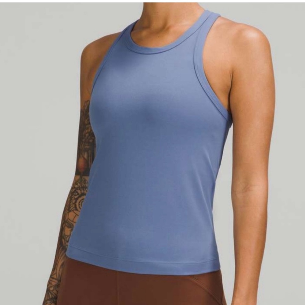 Lululemon Align Waist-Length Racerback Tank Top in Water Drop Size 8